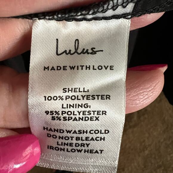 Lulus Rule The Runway Black Mesh Tulle Bustier Tiered Maxi Dress M Formal Party - Picture 11 of 15